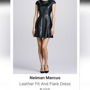 Neiman Marcus Leather Dress